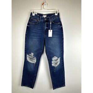 NWT Good American Good Vintage Straight Ripped Jean size 2
